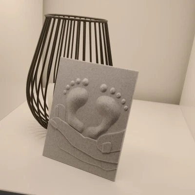 Quà tặng thôi nôi - Bàn chân bé