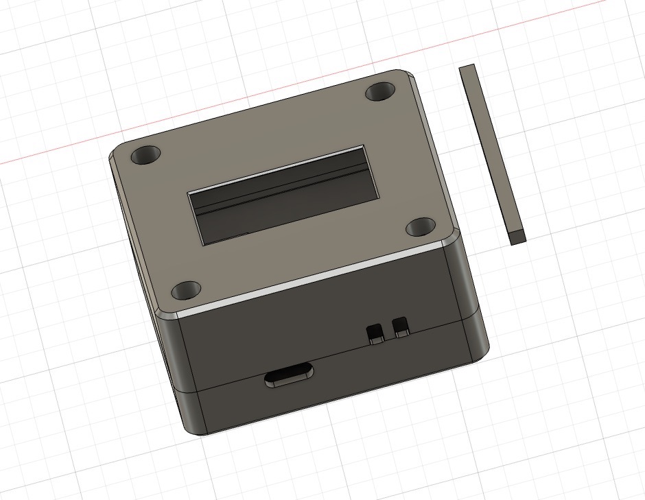 Vỏ Case cho Bo Mạch OpenDTU Fusion có Màn Hình OLED 1,54"