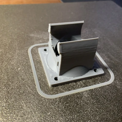 Ngàm quạt 40x0 cho E3DV6, tâm (thiết kế lại)