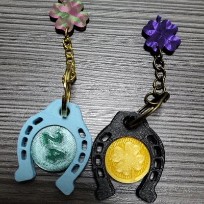 Móc May Mắn Shamrock / Bùa May Mắn Shamrock