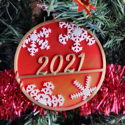 Trang trí Giáng sinh Tùy chỉnh - Trang trí Tên Bông tuyết