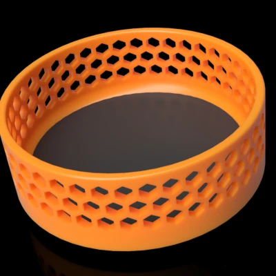 Khay Đựng Đồ Ráp Ren Có Lưới Đa Giác