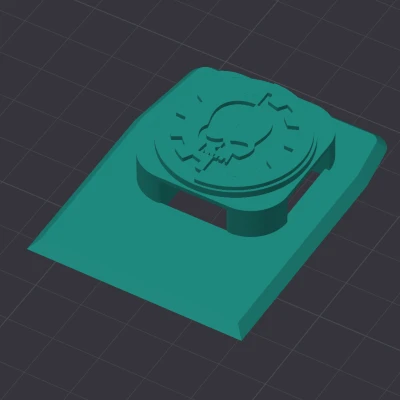 Nắp Trang Trí Đầu Đùn Neptune 3 Pro Theo Phong Cách Adeptus Mechanicus Cho Quạt 5015