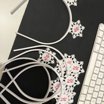 Vòng Cổ Tuyết 2024 - Mẫu In 3D Độc Đáo