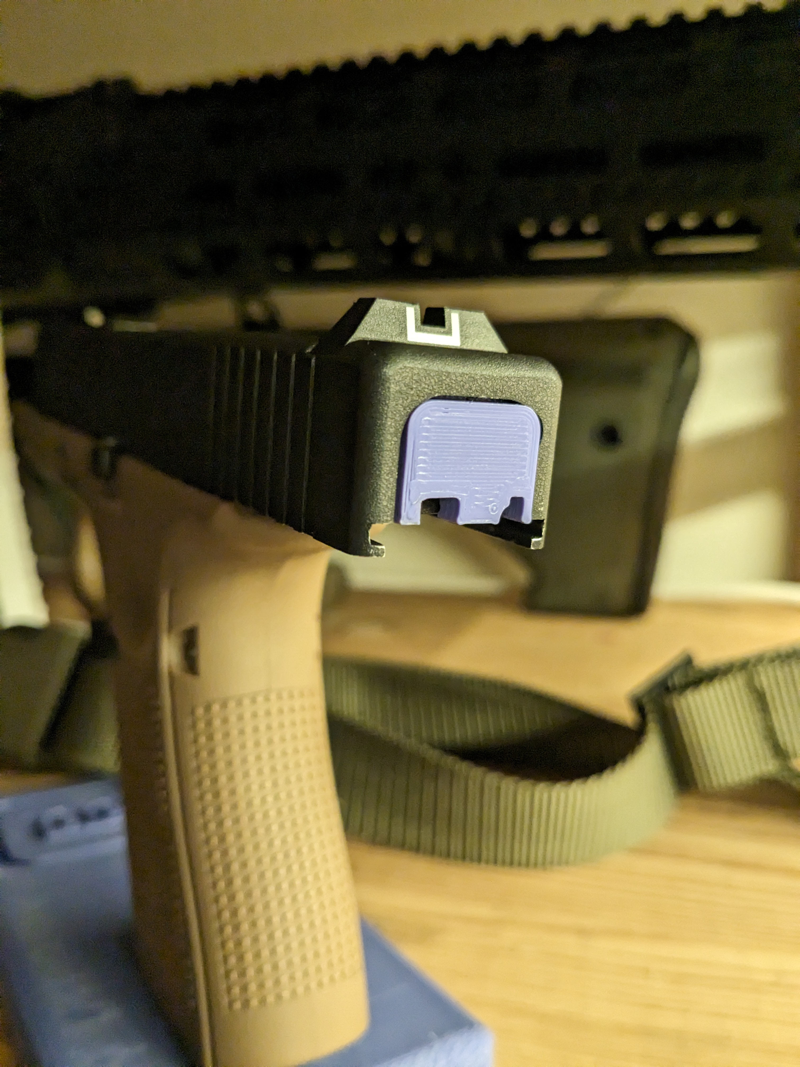WE Glock slide backplate