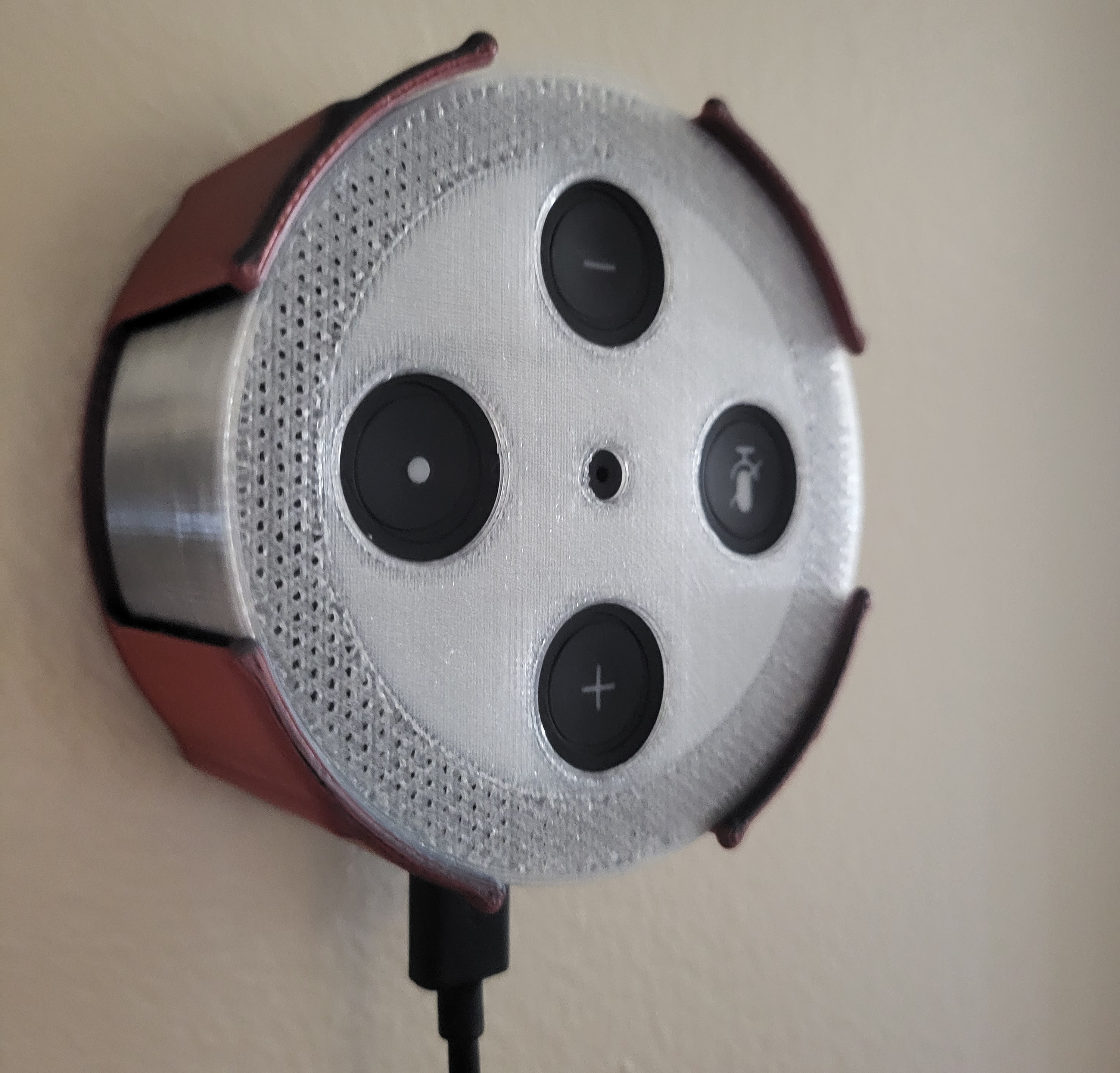 Vỏ TPU và Đế Treo Tường Tương Thích cho Amazon Alexa Echo Dot Gen 2