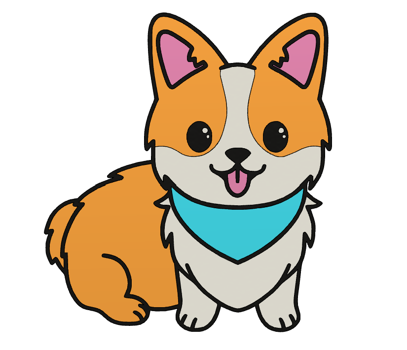 Chó Corgi Dễ Thương - Patch