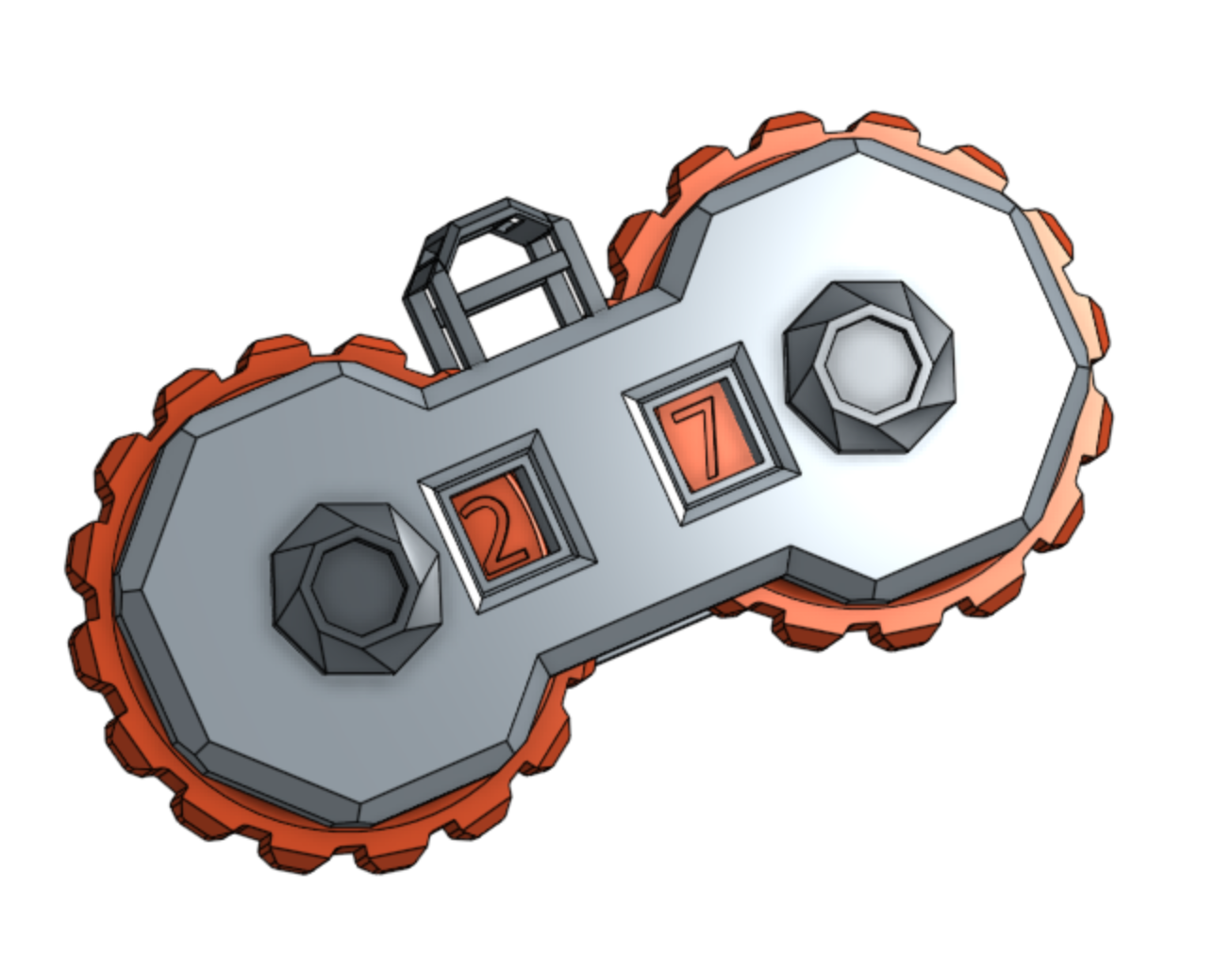 Đồng Hồ Bấm Giờ Thủ Công 2 Chữ Số In 3D Hoàn Chỉnh