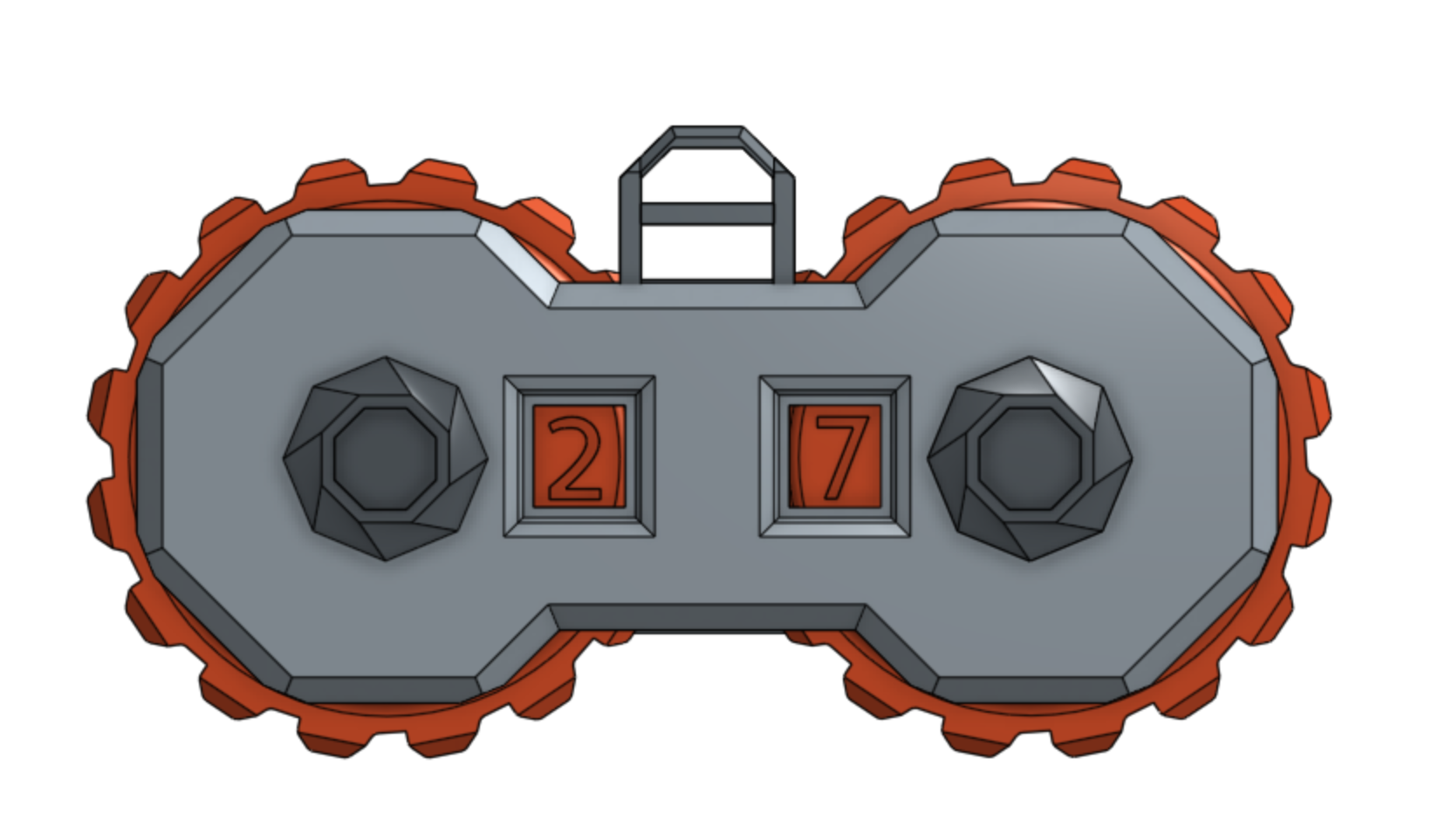 Đồng Hồ Bấm Giờ Thủ Công 2 Chữ Số In 3D Hoàn Chỉnh