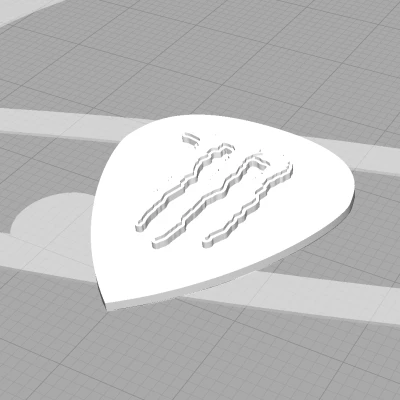 MÓNG GUITAR HÌNH MONSTER ENERGY