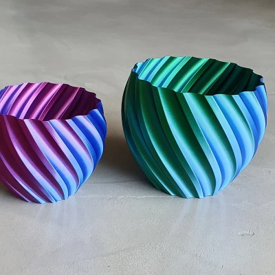 Lọ Hoa Xoắn (Vase Torsadé)