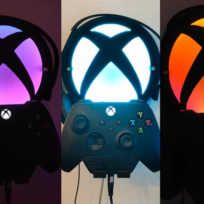 Giá Treo Tường Tay Cầm Xbox One / Hộp Đèn