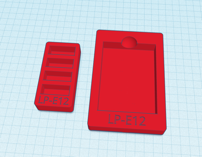 Khay Gridfinity Đựng Pin & Sạc Canon LP-E12