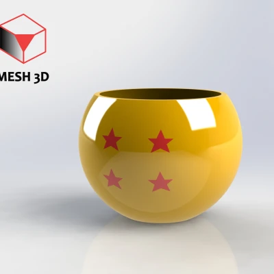 Chậu Cây 4 Sao Dragon Ball