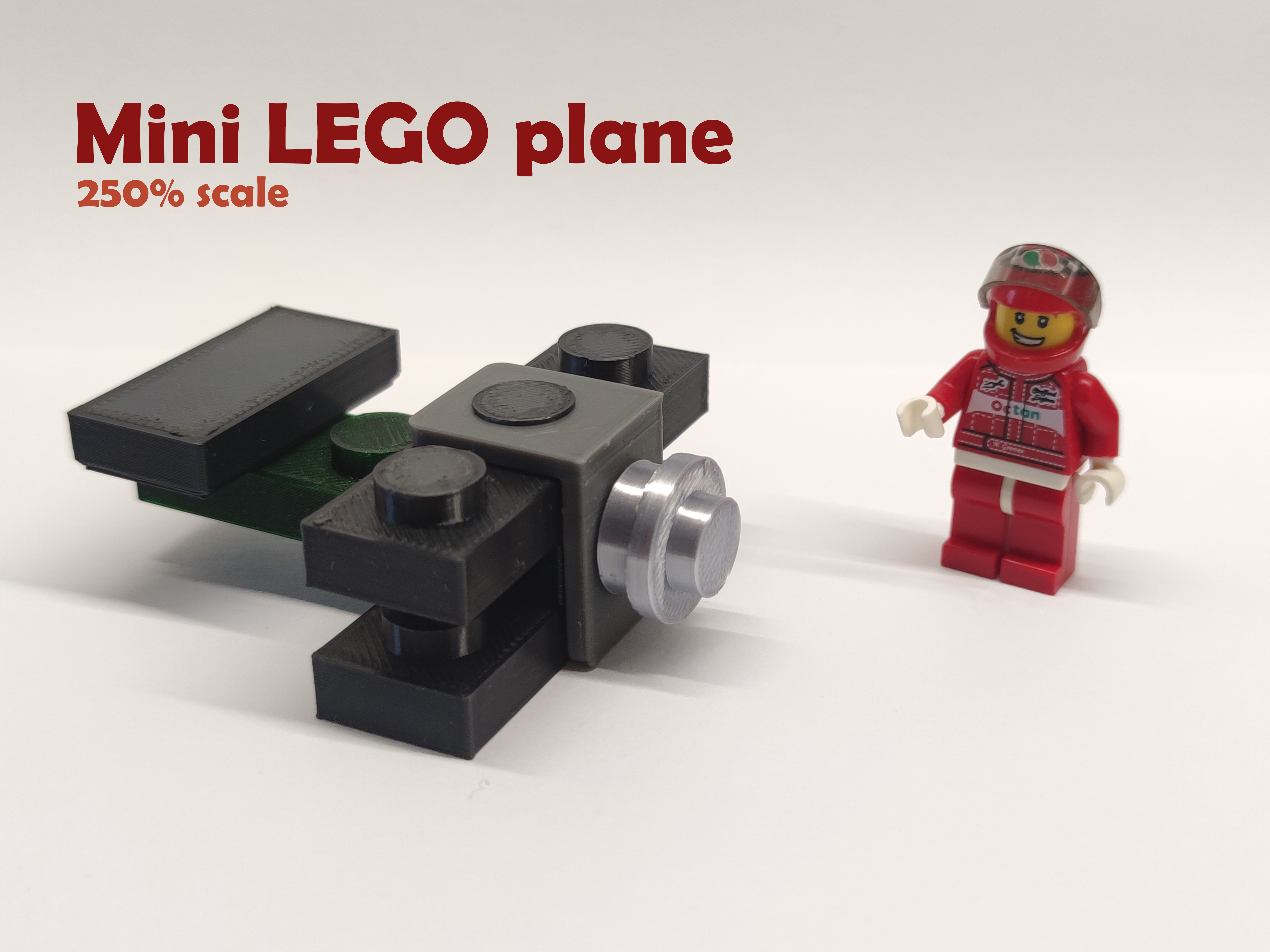 Máy bay LEGO mini cỡ bự