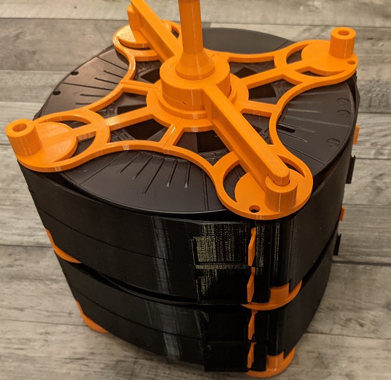 Hộp Đựng Cuộn Sợi Chắc Chắn, Xếp Chồng, Tái Chế