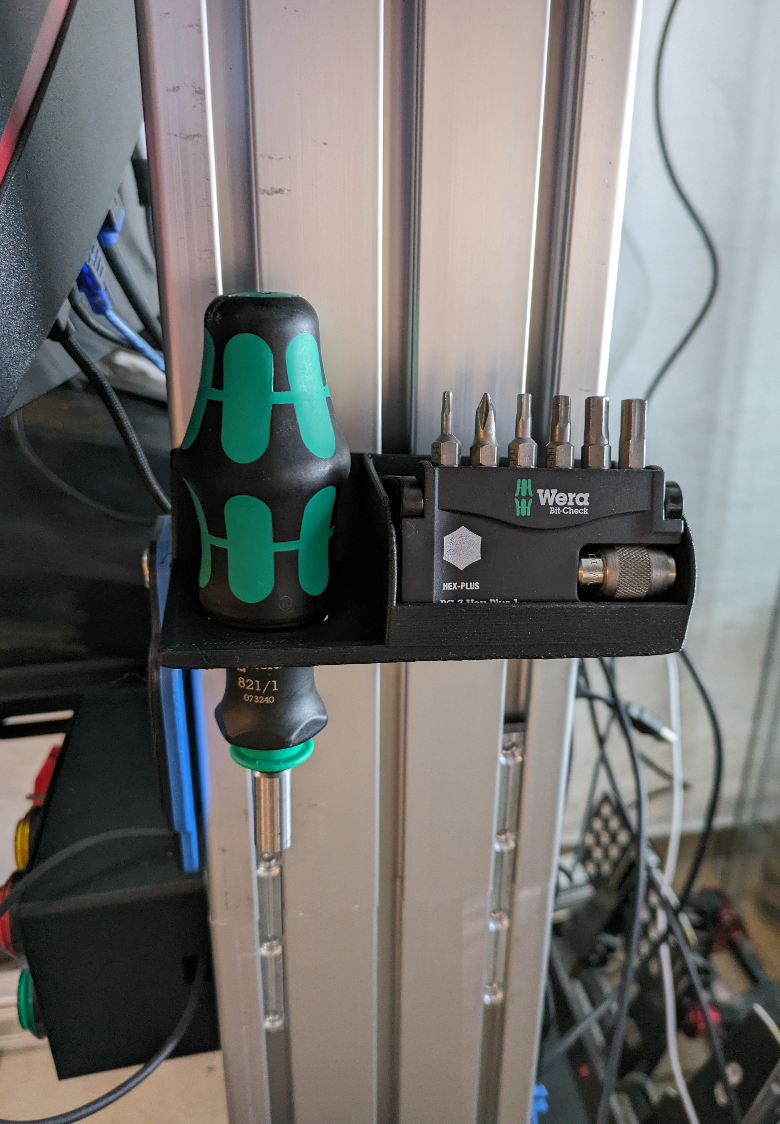 Khay Đựng Dụng Cụ Wera Cho Thanh Nhôm 120x40 Hoặc Dàn Giả Lập Đua Xe