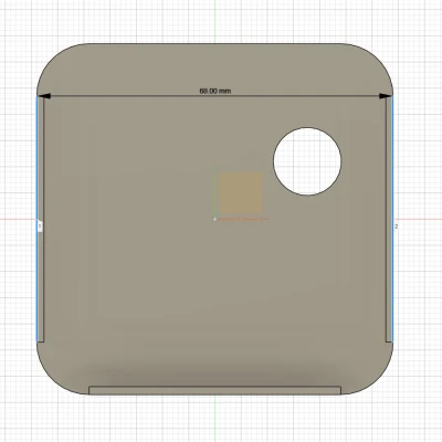 Vỏ trước và sau cho Cảm biến nhiệt độ độ ẩm Tuya WIFI Smart