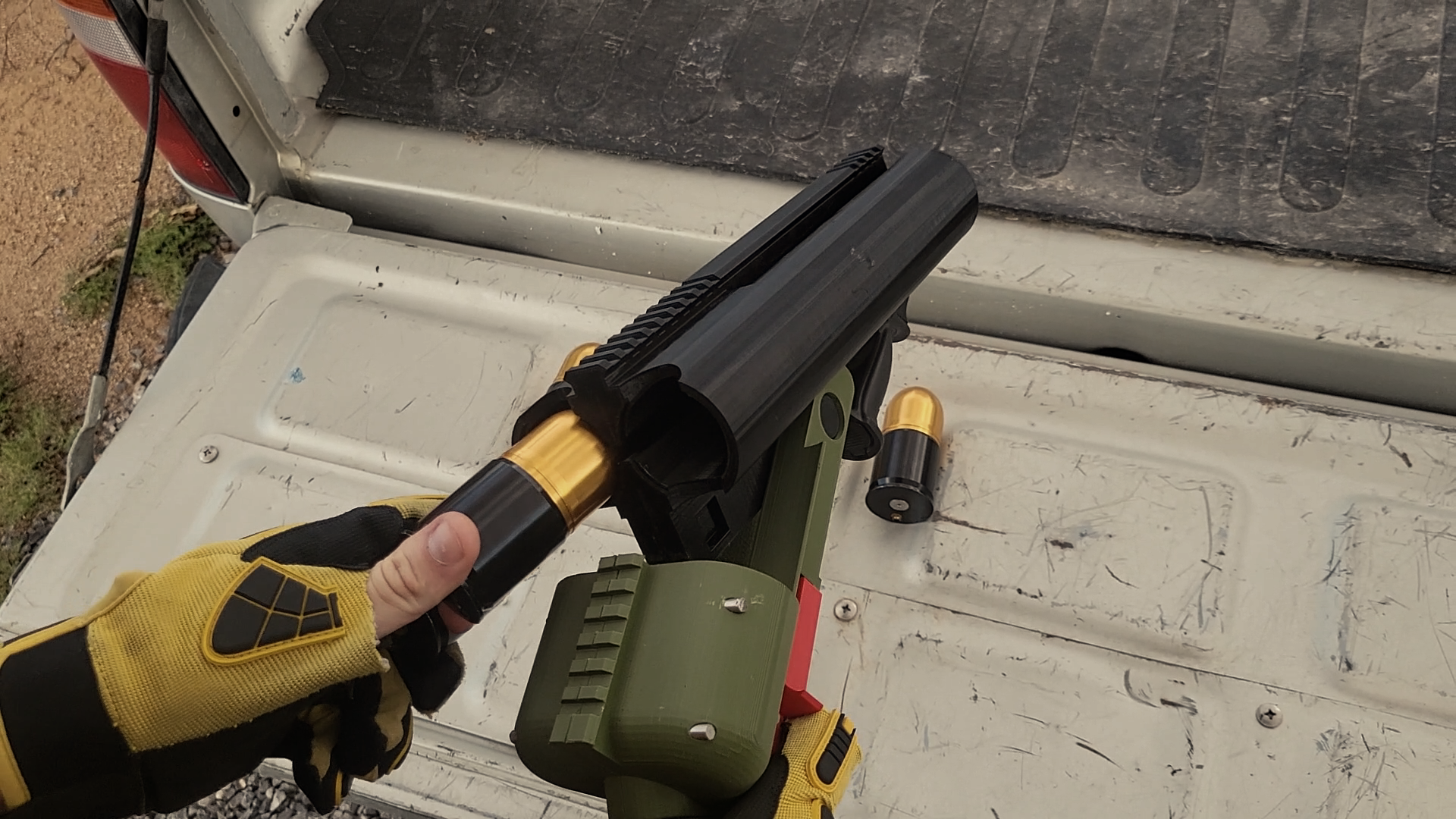 Súng phóng lựu/shotgun airsoft nòng đôi Libra 40mm