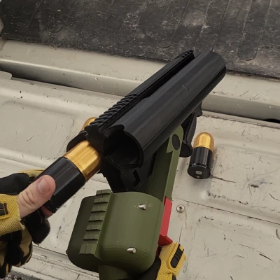 Súng phóng lựu/shotgun airsoft nòng đôi Libra 40mm