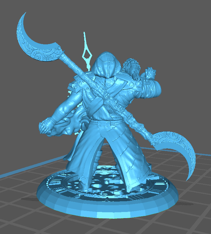 Chonurgy Wizard - Mô hình Pháp sư Thời gian Aasimar In 3D