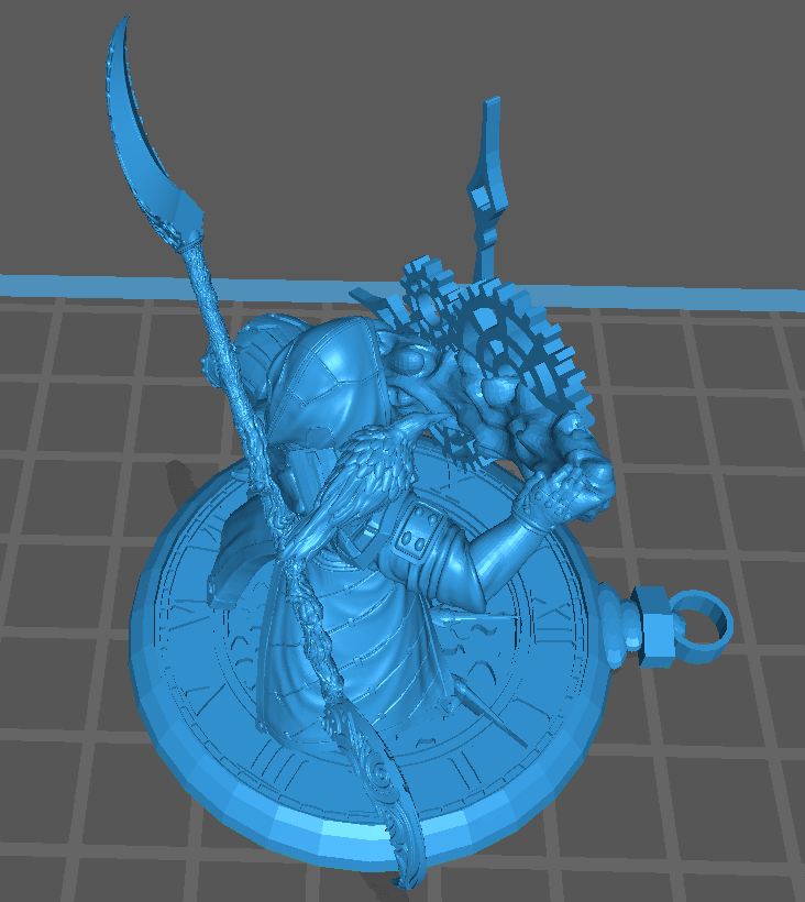 Chonurgy Wizard - Mô hình Pháp sư Thời gian Aasimar In 3D