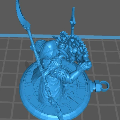 Chonurgy Wizard - Mô hình Pháp sư Thời gian Aasimar In 3D