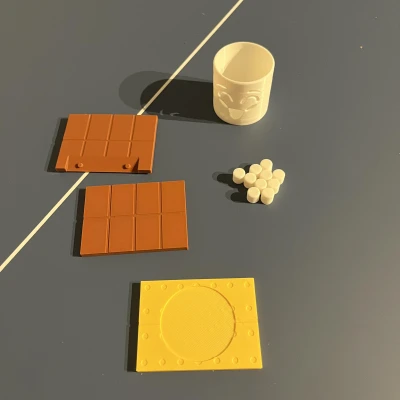 Hộp Đựng Marshmallow Dễ Thương