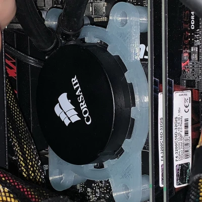 Adapter Bracket AM4 cho Tản nhiệt CPU Corsair AIO - Dùng Backplane & Ốc Có Sẵn