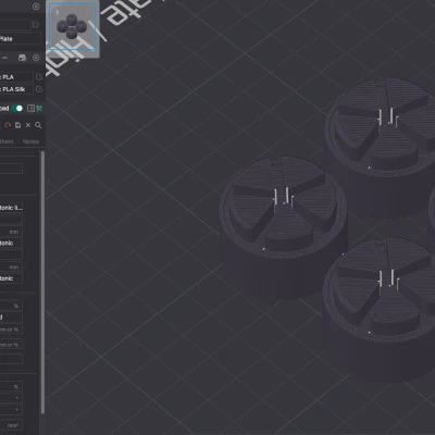 Chân đế Bambu Lab, Giảm rung chống ồn