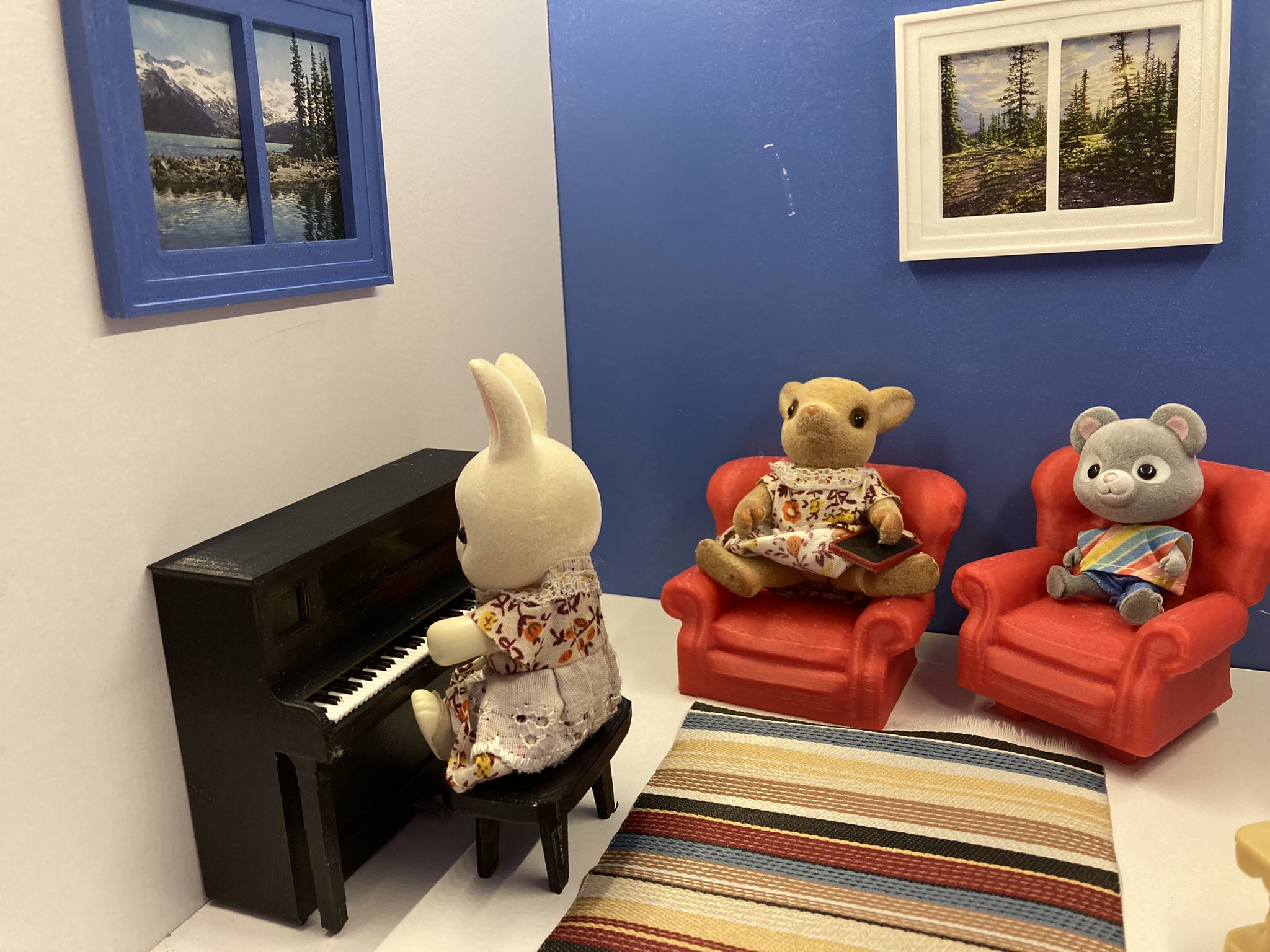 Ghế Bành Khổng Lồ Cho Gia Đình Sylvanian & Calico Critters