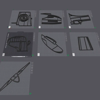 Trang Trí Tường Máy Bay Spitfire (Cỡ Lớn)