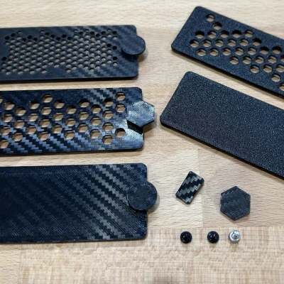 Nắp Che Lọc Carbon X1/P1 - In Không Cần Support + Tùy Chọn Có Lỗ