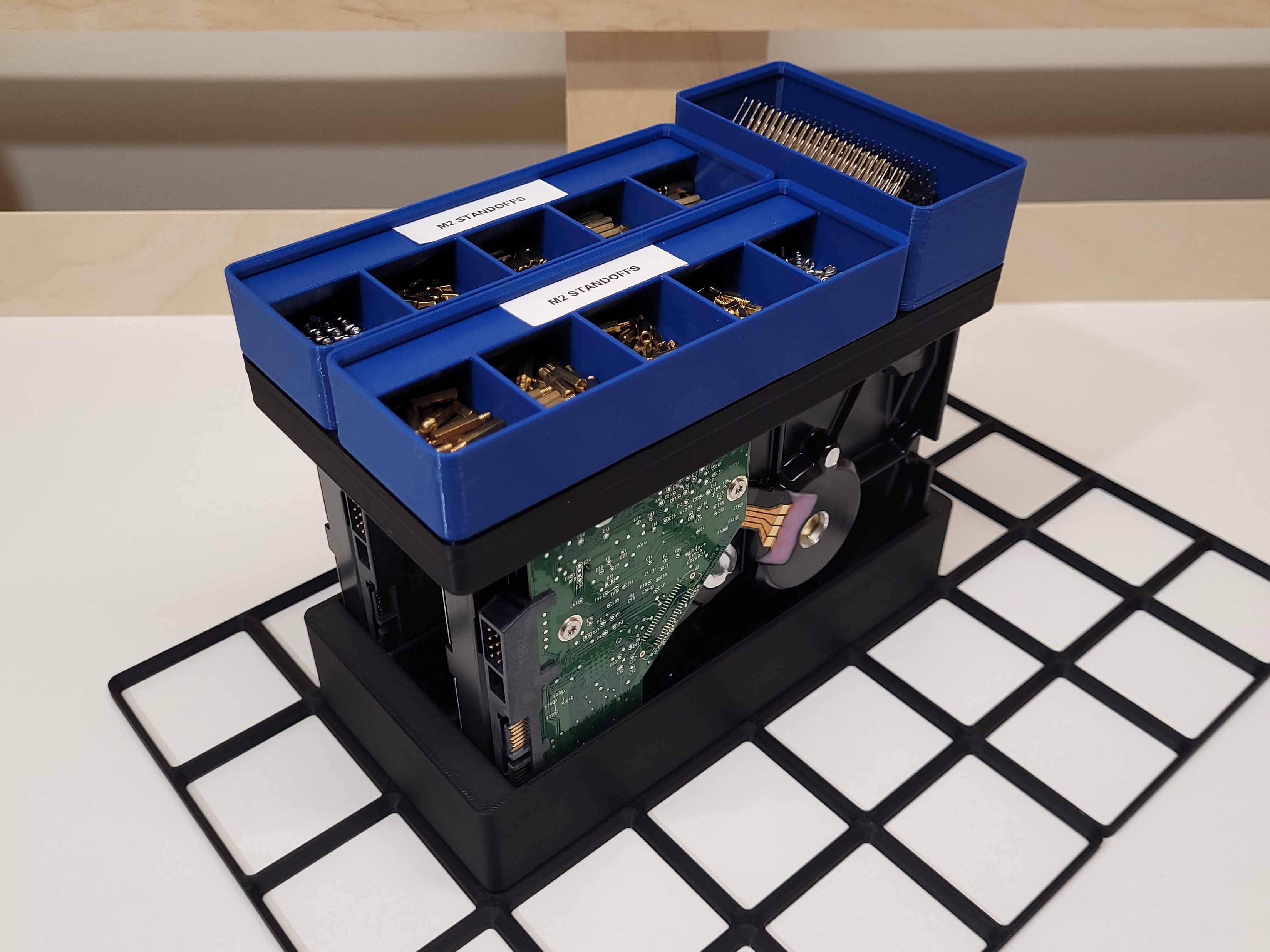 Khay Lưu Trữ Ổ Cứng 3.5" Gridfinity