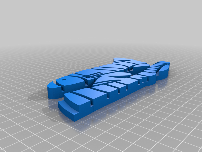 Trang Trí Tường Hình Cá Mập Tre