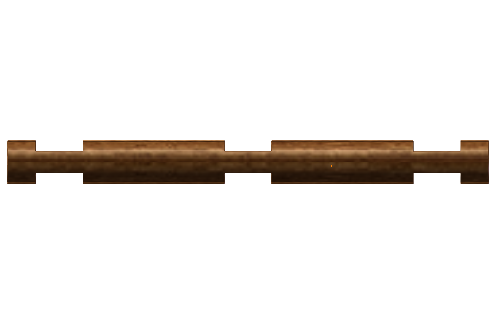 Mô Hình In 3D: Mảnh Lincoln Log Cổ Điển Rộng Gấp Ba