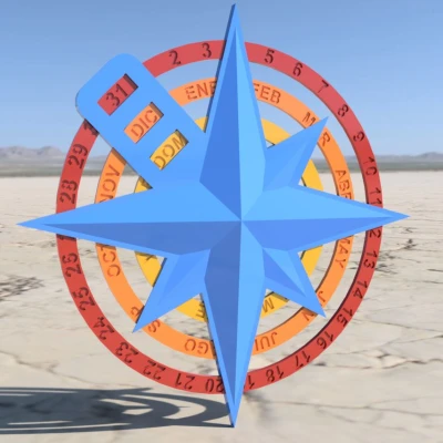 Lịch Vòng Xoay Hoa Hồng Vạn Niên và/hoặc Mặt Epi