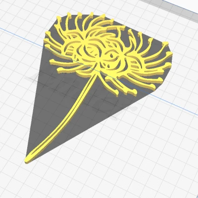 Trang Trí Tường Hình Hoa Nhện Đỏ