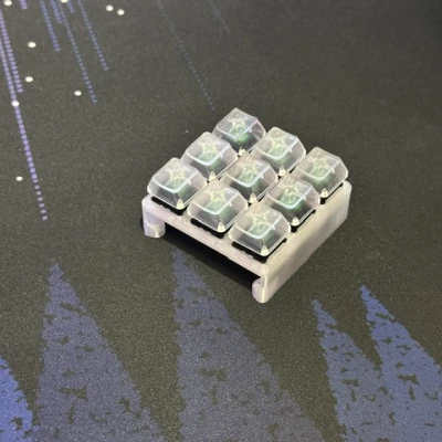 Macropad 3x3 cho Cherry MX switches có USB-C