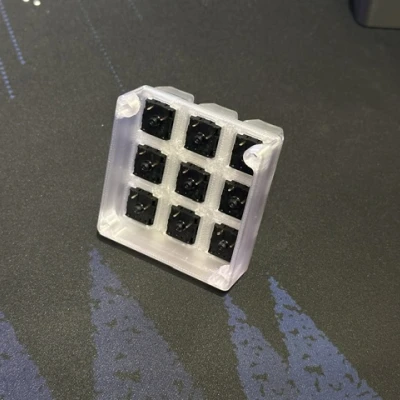 Macropad 3x3 cho Cherry MX switches có USB-C