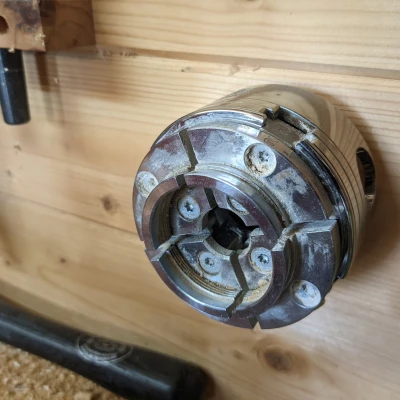 Giá đỡ mâm cặp máy tiện gỗ M33*3,5