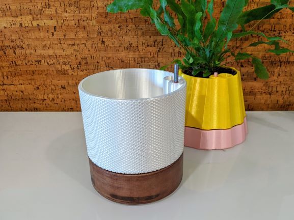 Chậu Cây Tự Tưới Theo Thông Số Có Chỉ Báo Mực Nước