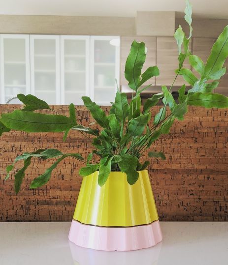 Chậu Cây Tự Tưới Theo Thông Số Có Chỉ Báo Mực Nước