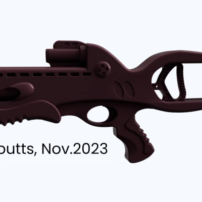 Mô Hình 3D Súng Nerf Kenner Crossbow 1995