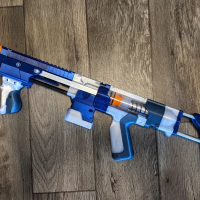 Pump Skewer (v2) - Nerf Blaster Tự Chế