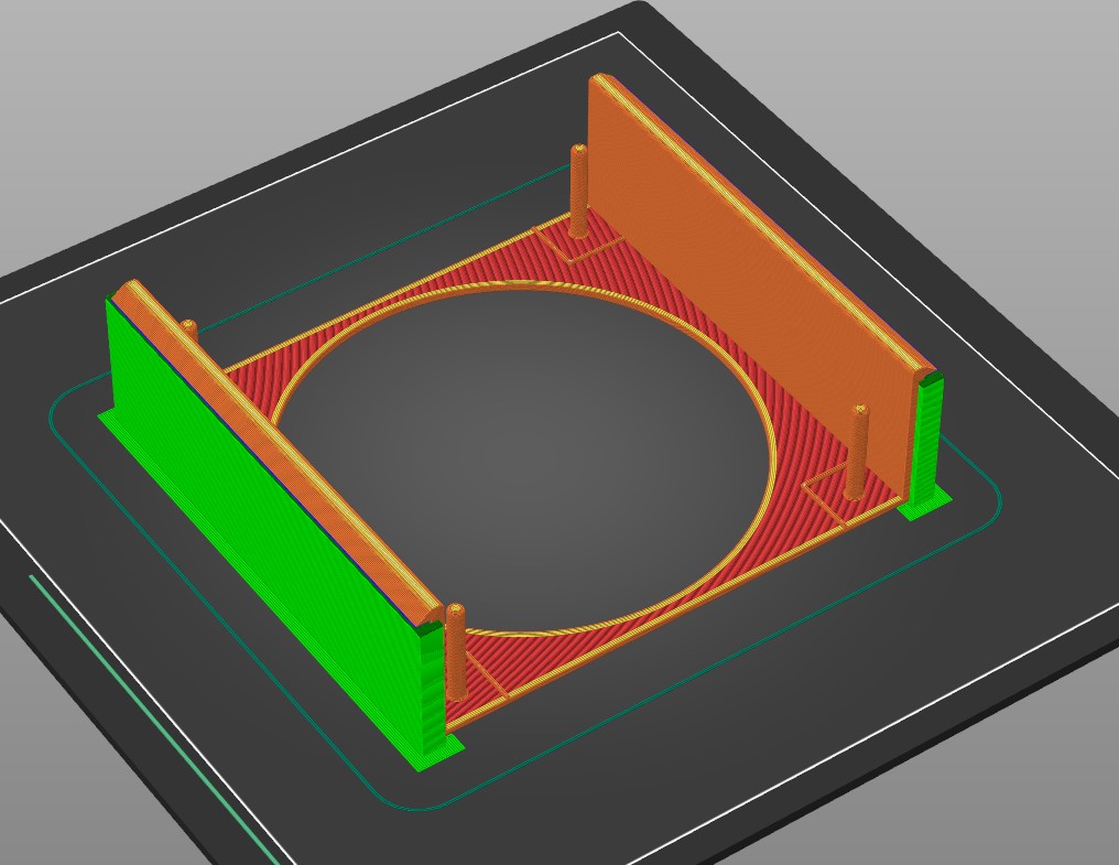 Giá đỡ quạt Mini PC Topton (không có lưới)