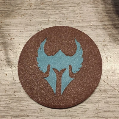 Đế Lót Ly Biểu Tượng Paladin D&D