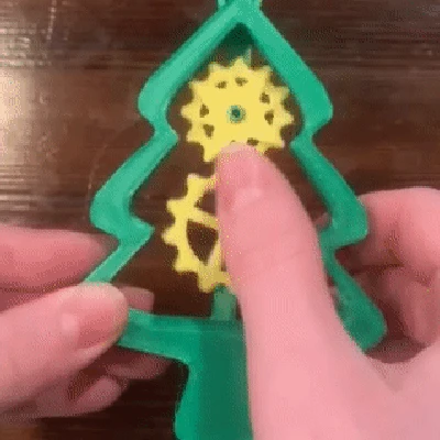 Móc Trang Trí Cây Thông Noel Bánh Răng