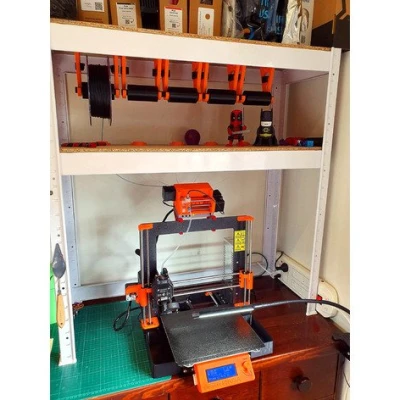 Giá đỡ cuộn dây tự thu dưới gầm kệ MMU