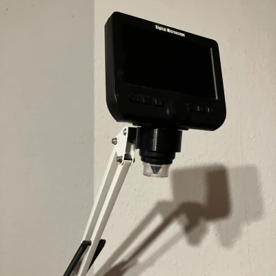 Bộ Chuyển Đổi Kính Hiển Vi Kỹ Thuật Số Sang Cần Microphone (Neewer) Có Bản Lề